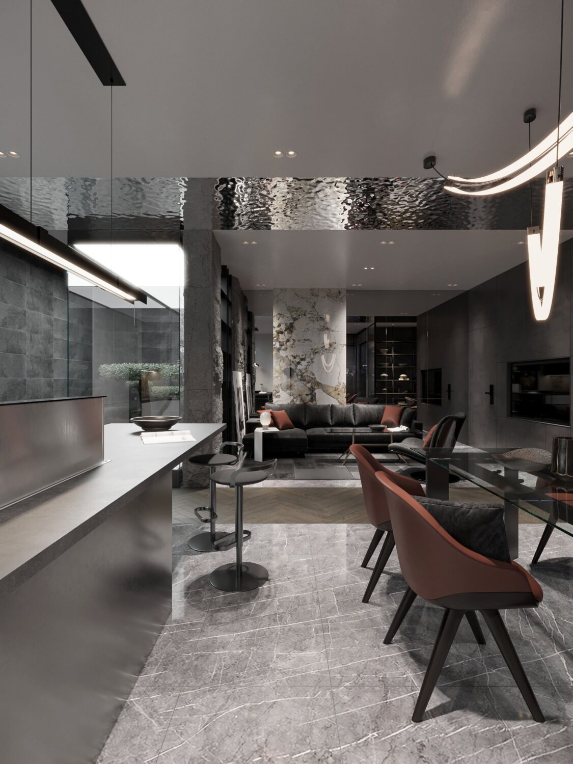 3D Interior Model Living room Scene 3dsmax 2412724