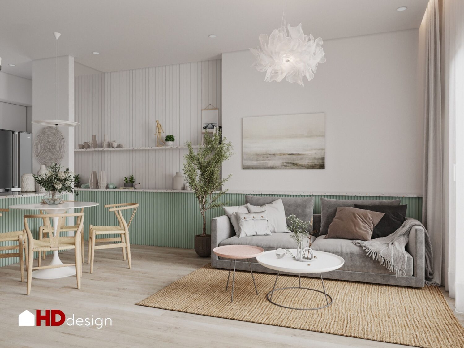 3D Interior Model Living room Scene 3dsmax 2412729