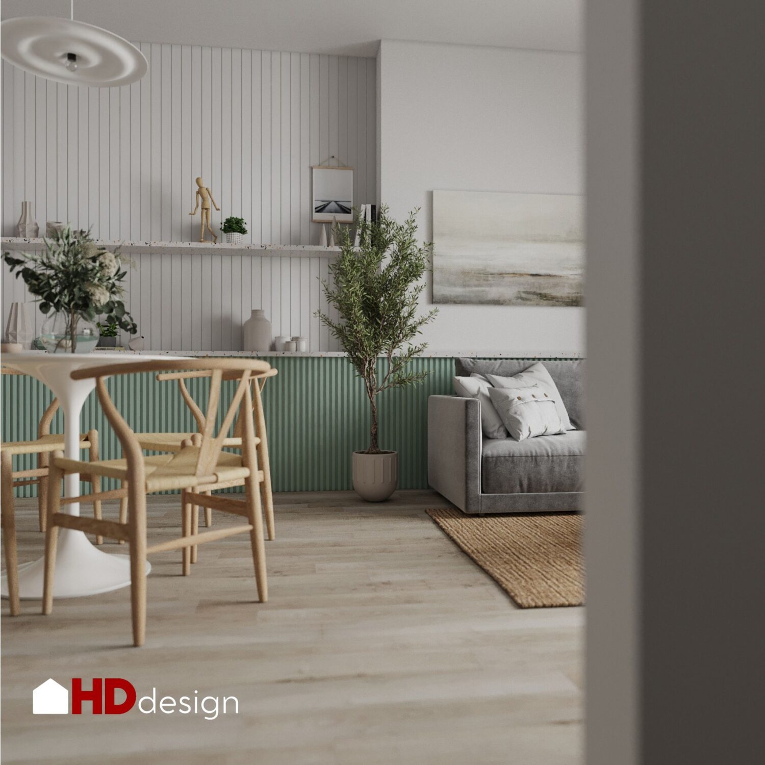 3D Interior Model Living room Scene 3dsmax 2412729