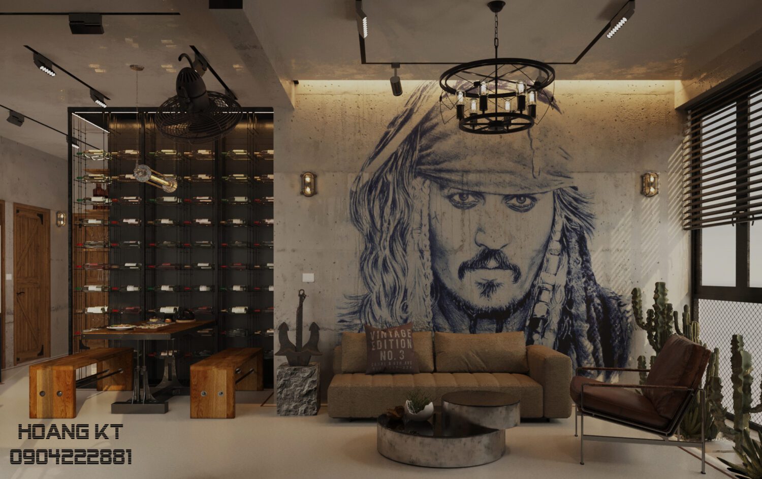 3D Interior Model Living room Scene 3dsmax 2412739