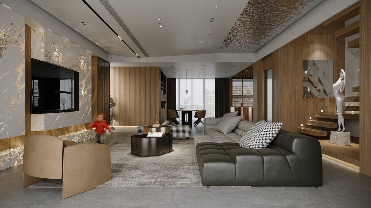 3D Interior Model Living room Scene 3dsmax 2412740