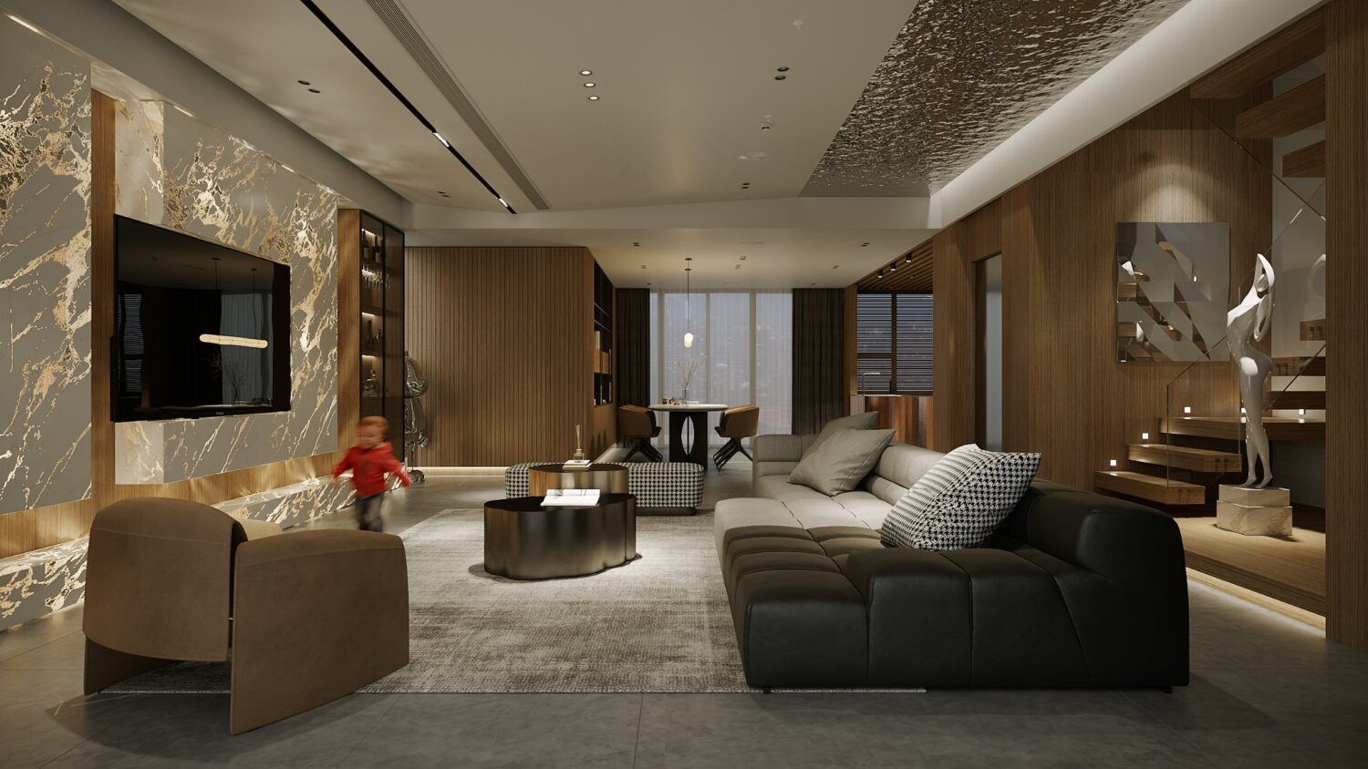 3D Interior Model Living room Scene 3dsmax 2412740