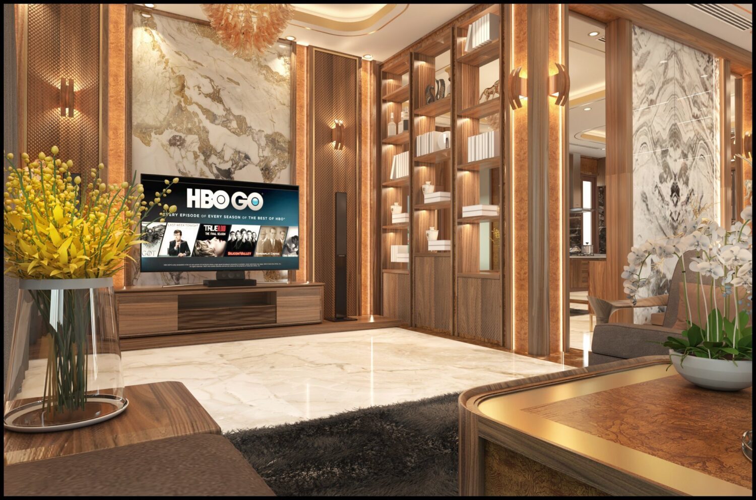 3D Interior Model Living room Scene 3dsmax 2412748