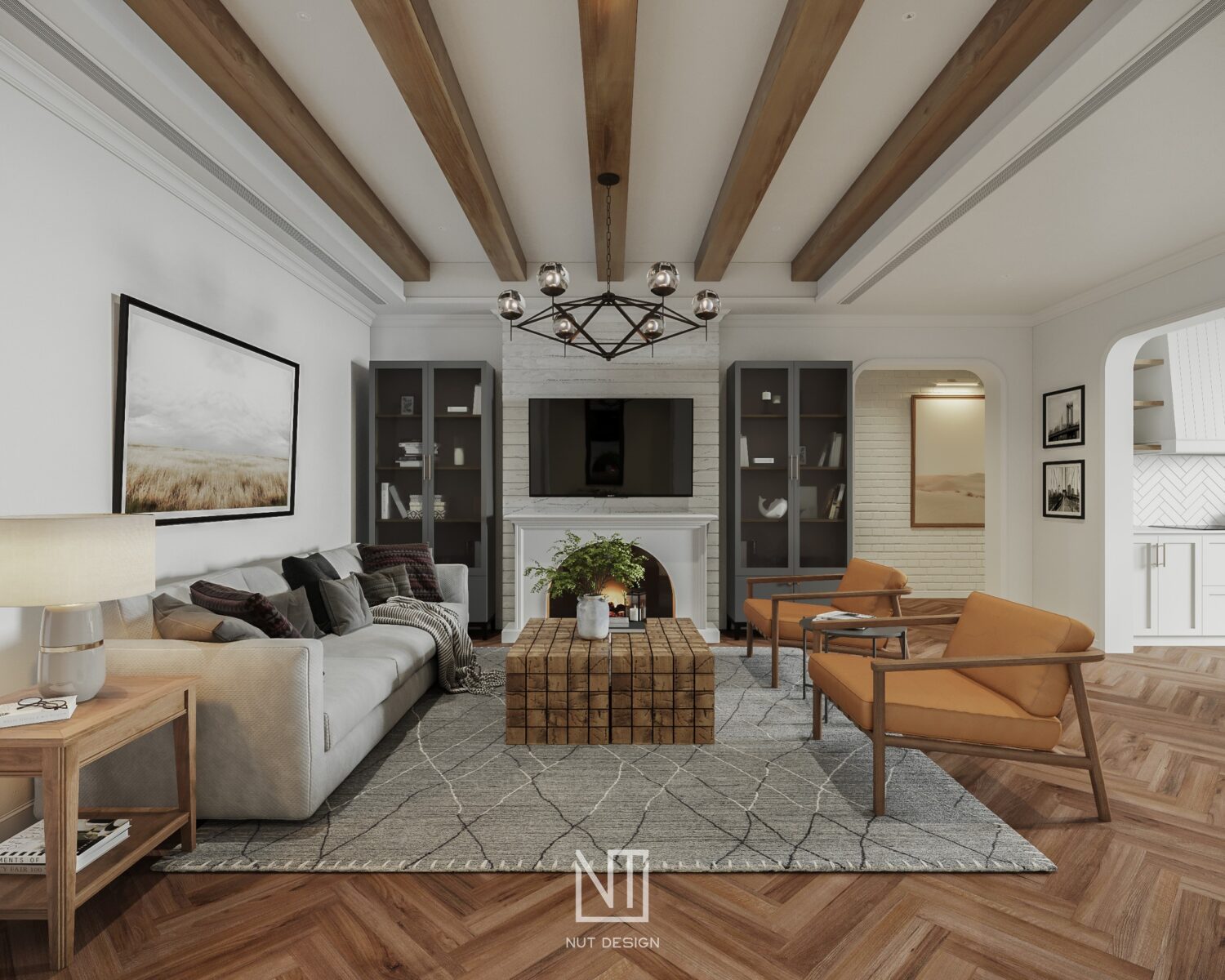 3D Interior Model Living room Scene 3dsmax 2412755