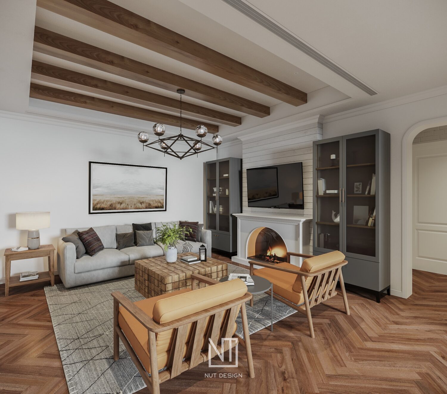 3D Interior Model Living room Scene 3dsmax 2412755