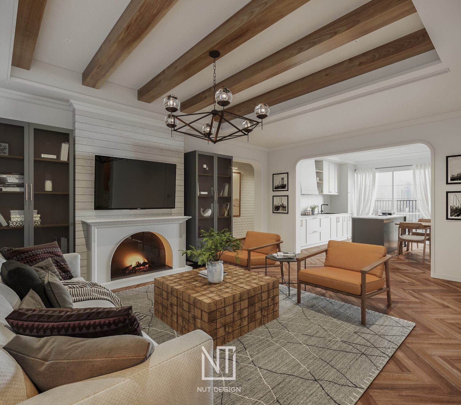 3D Interior Model Living room Scene 3dsmax 2412755