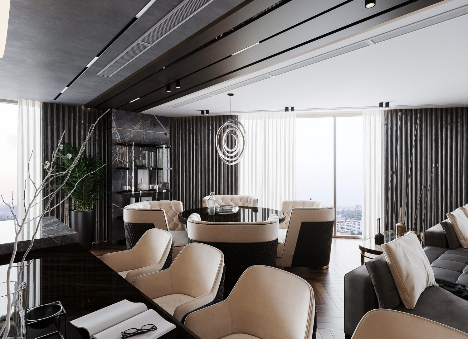 3D Interior Model Living room Scene 3dsmax 2412770