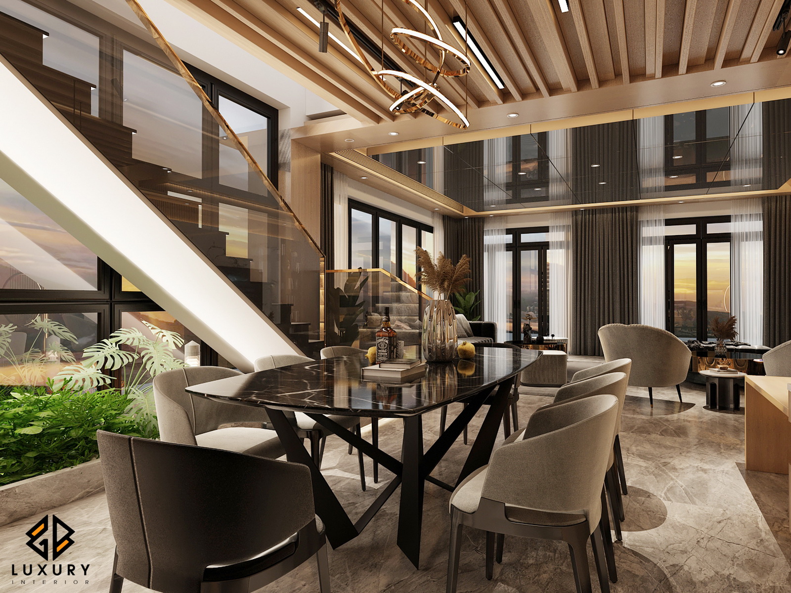 3D Interior Model Living room Scene 3dsmax 2412775