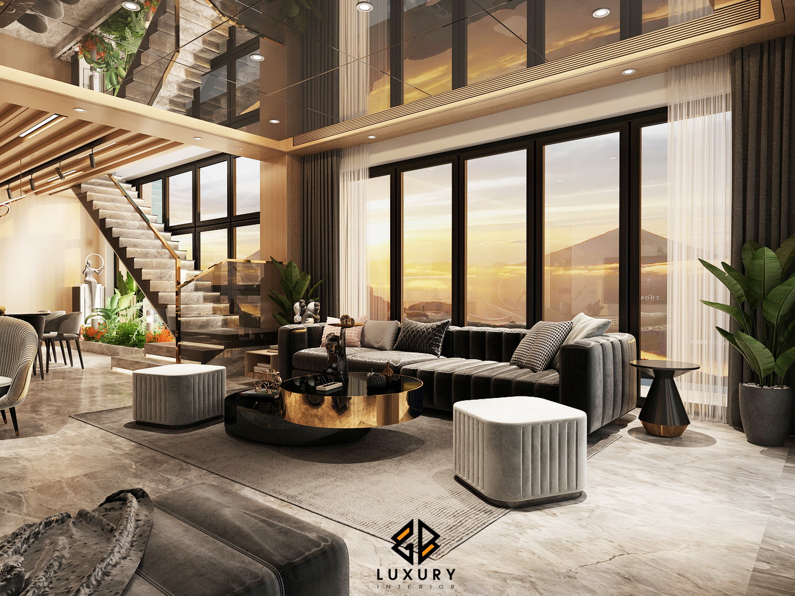 3D Interior Model Living room Scene 3dsmax 2412775