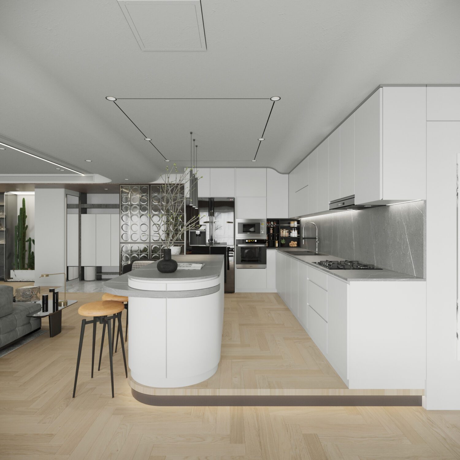 3D Interior Model Living room Scene 3dsmax 2412780