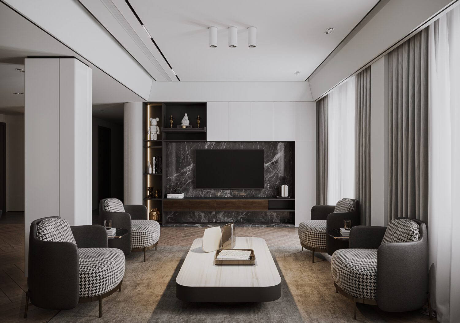 3D Interior Model Living room Scene 3dsmax 2412794