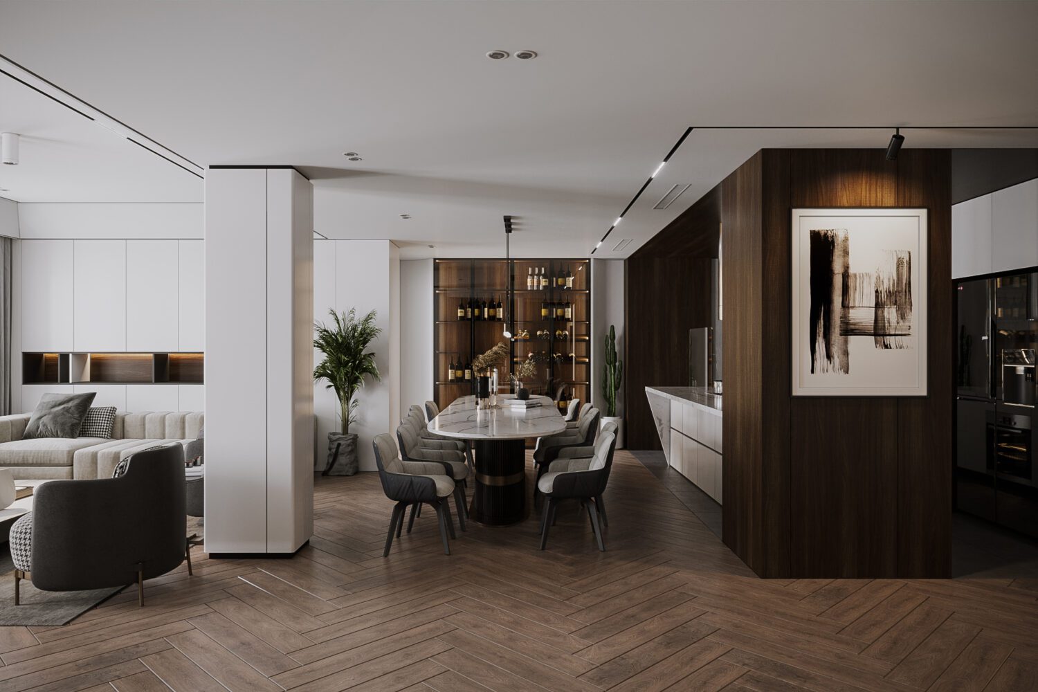 3D Interior Model Living room Scene 3dsmax 2412794