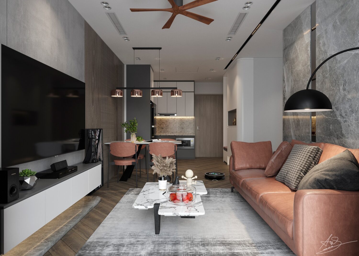 3D Interior Model Living room Scene 3dsmax 2412811