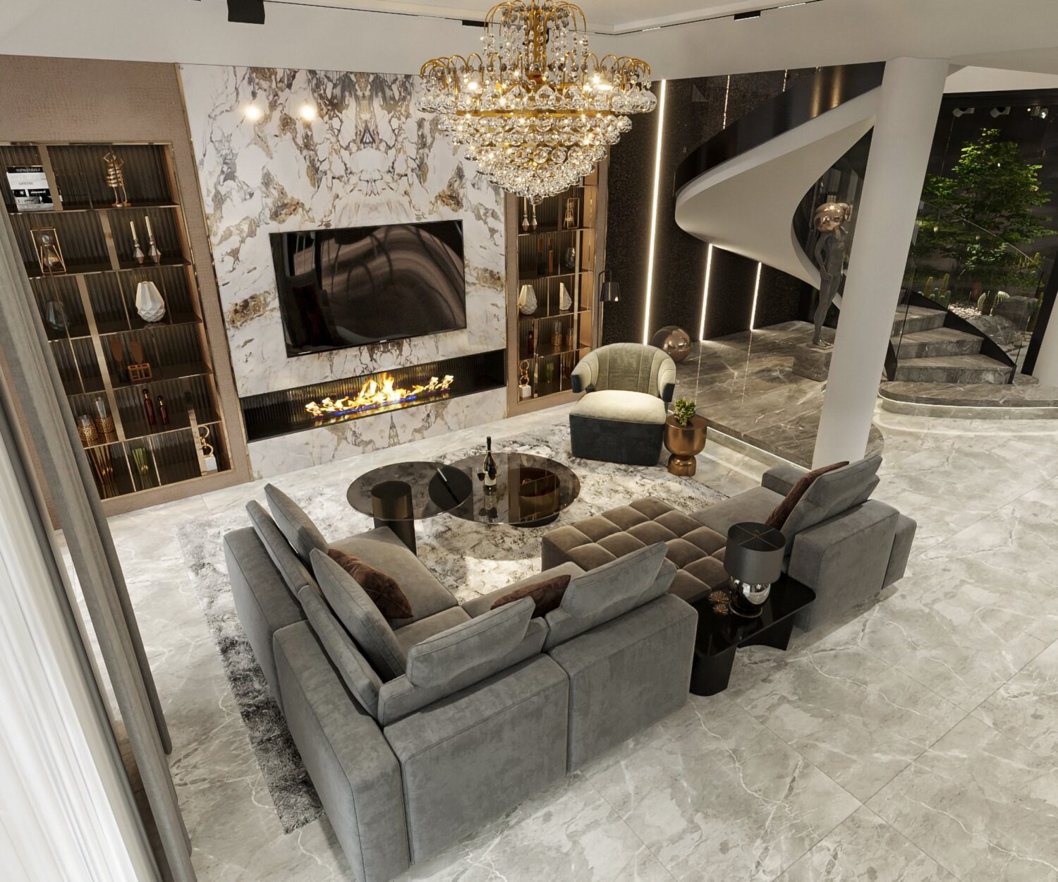 3D Interior Model Living room Scene 3dsmax 2412818