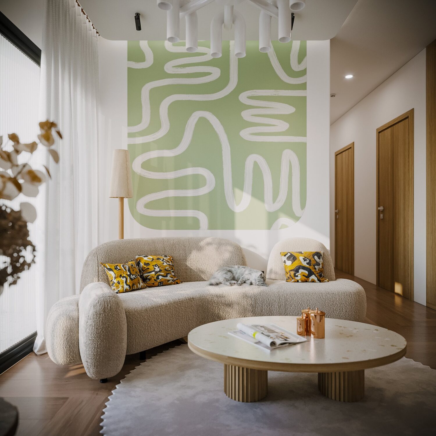 3D Interior Model Living room Scene 3dsmax 2412826