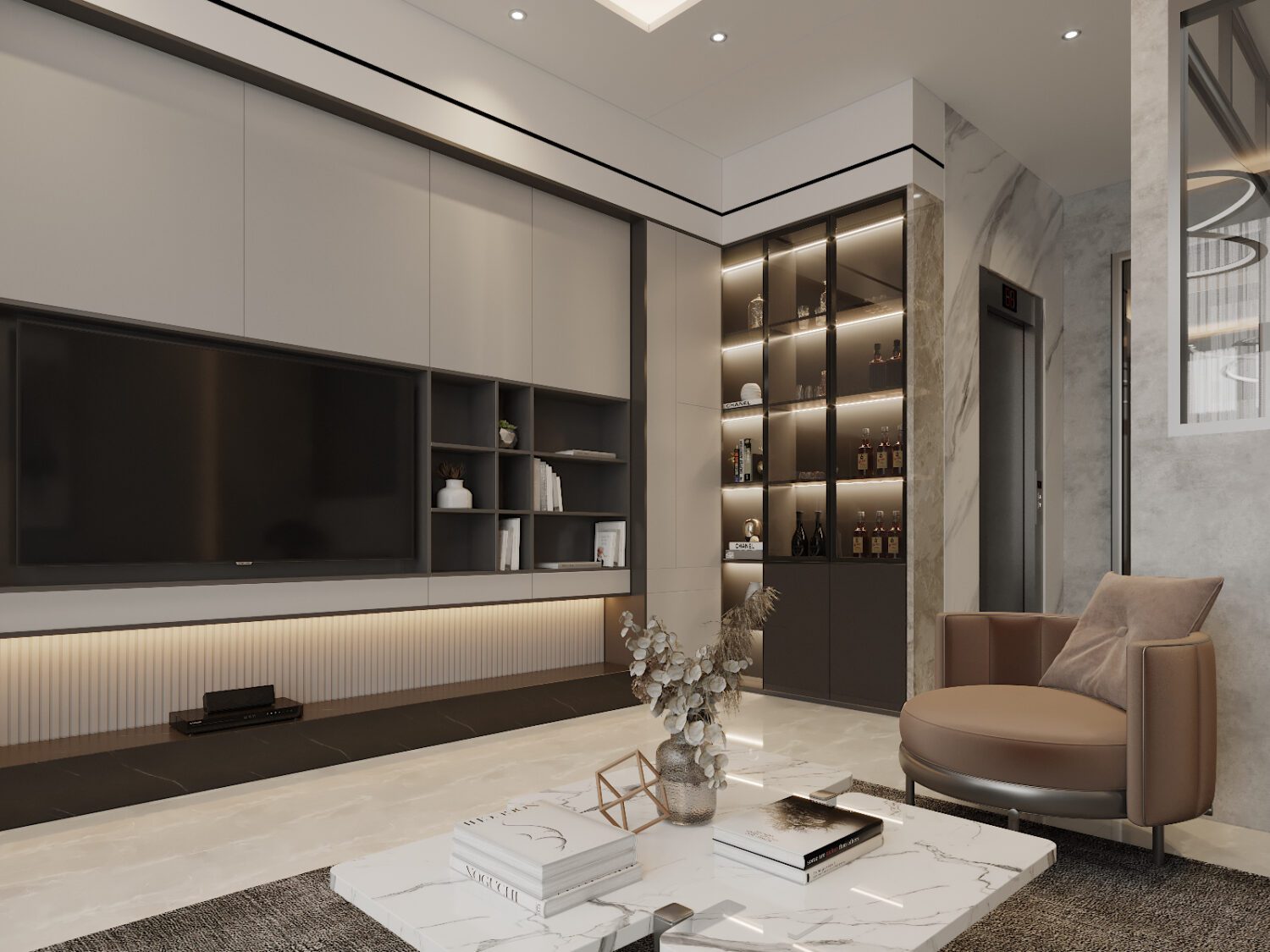 3D Interior Model Living room Scene 3dsmax 2412834