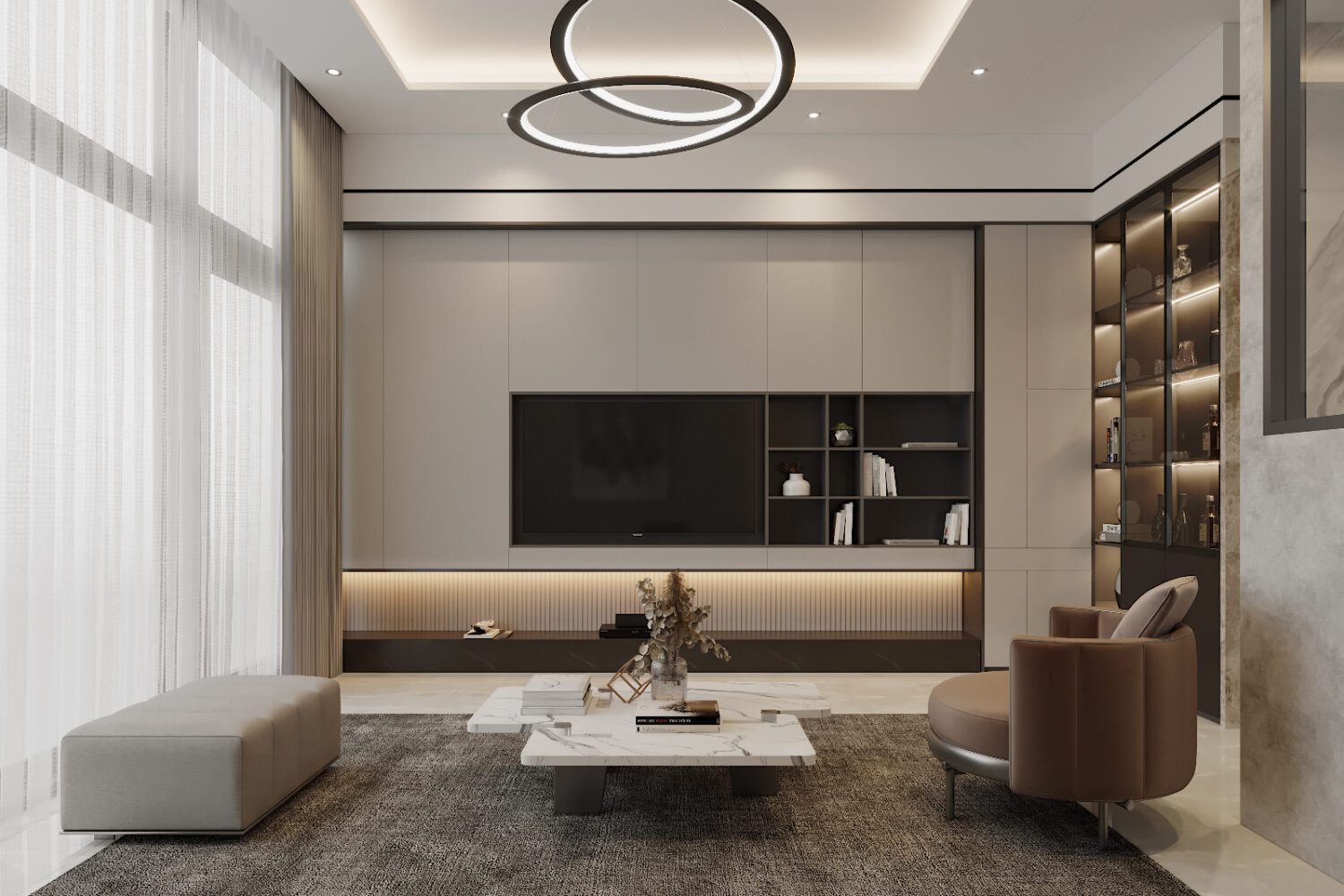 3D Interior Model Living room Scene 3dsmax 2412834