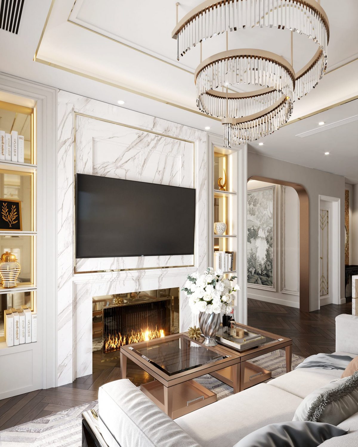 3D Interior Model Living room Scene 3dsmax 2412846