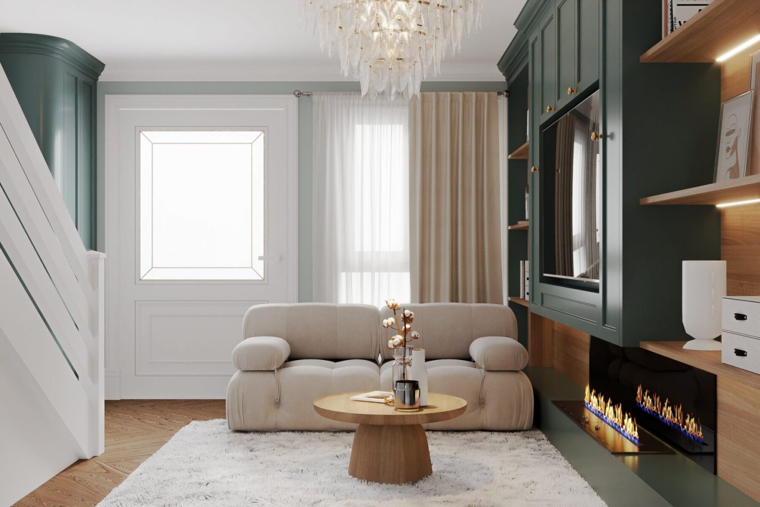 3D Interior Model Living room Scene 3dsmax 2412866