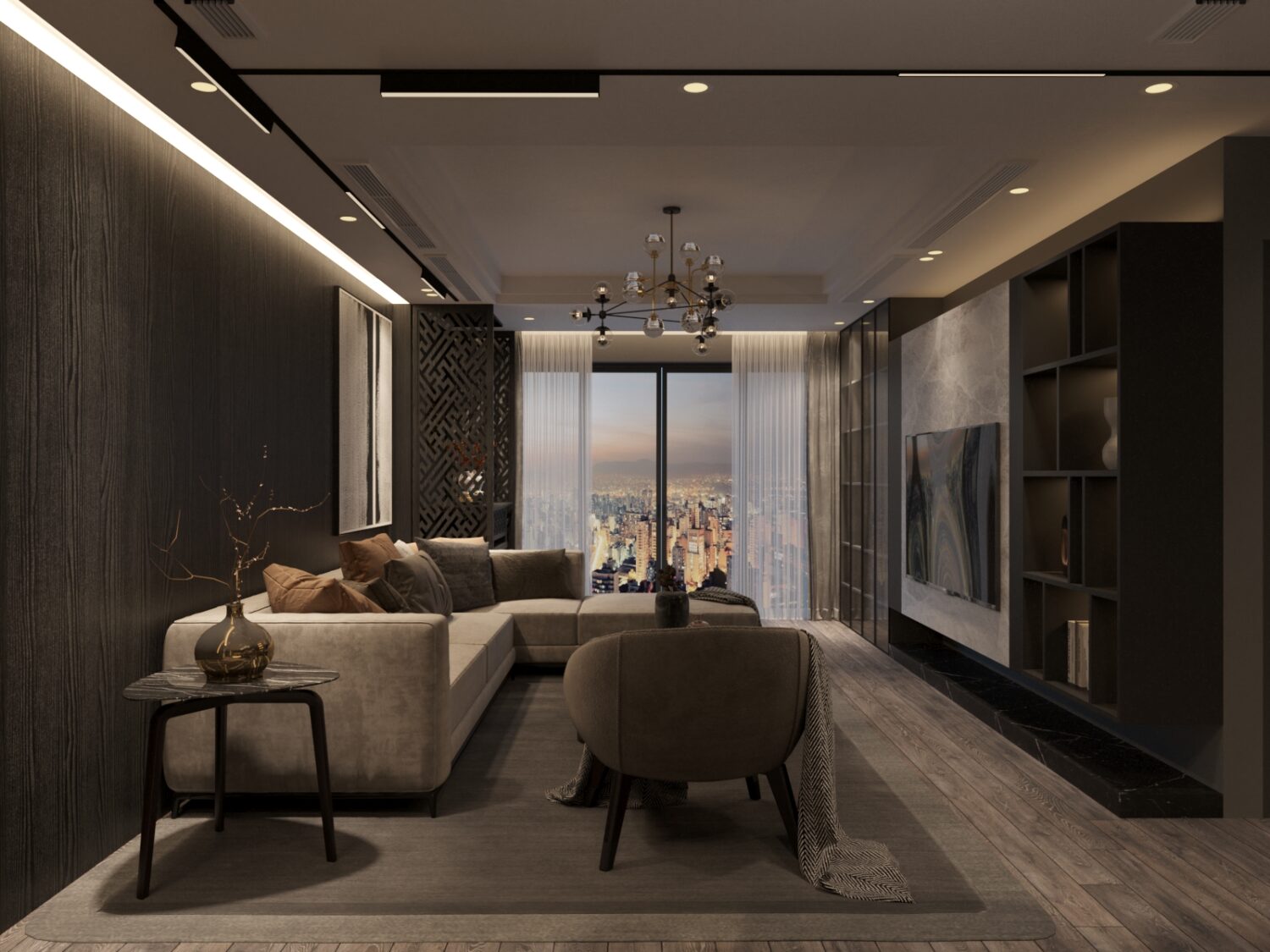 3D Interior Model Living room Scene 3dsmax 2412873