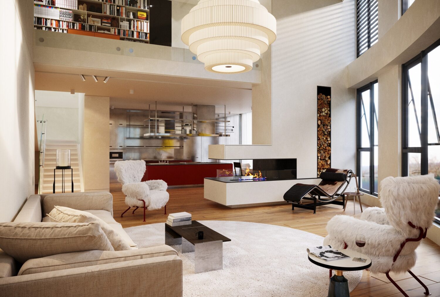 3D Interior Model Living room Scene 3dsmax 2412874