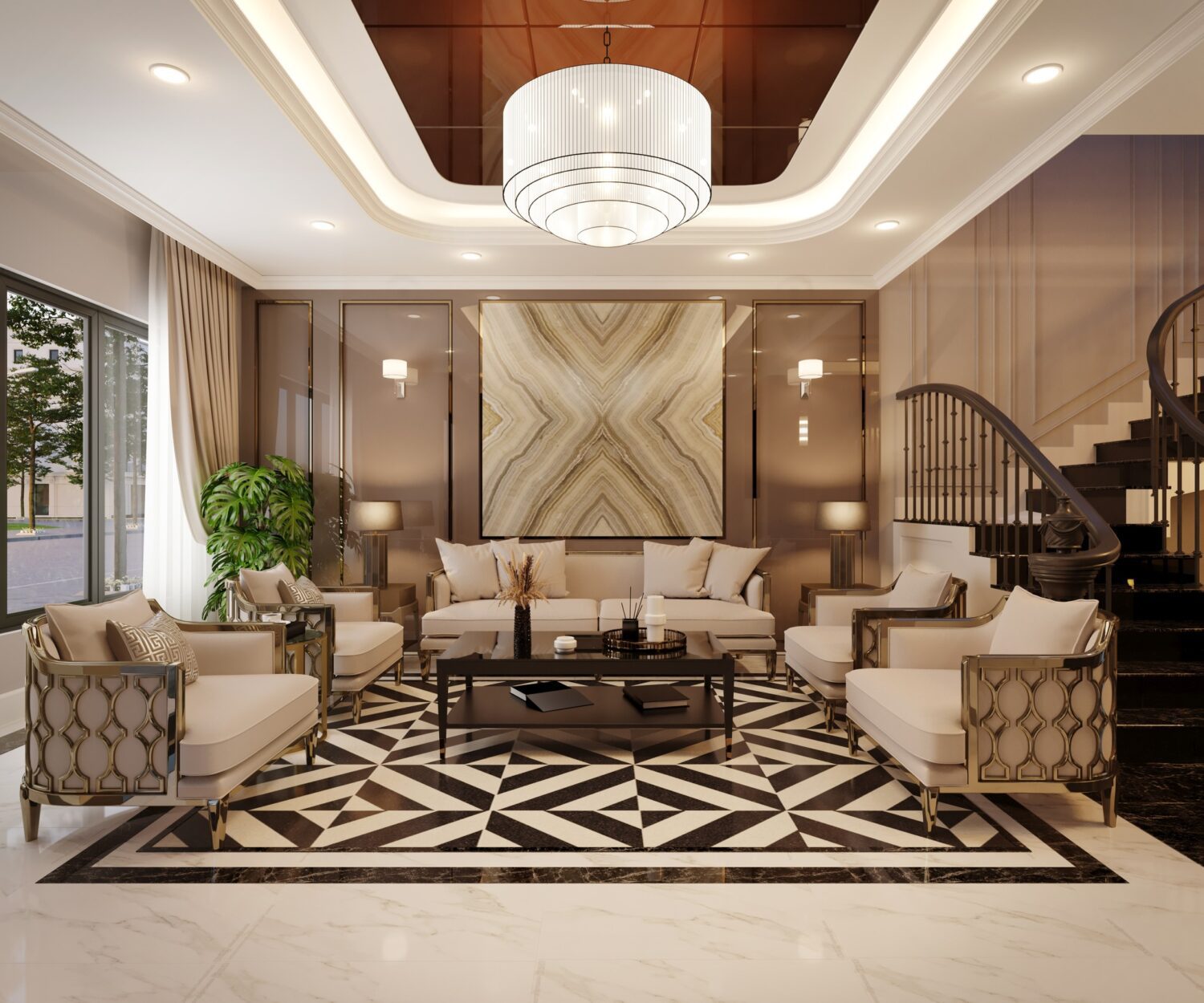 3D Interior Model Living room Scene 3dsmax 2412890