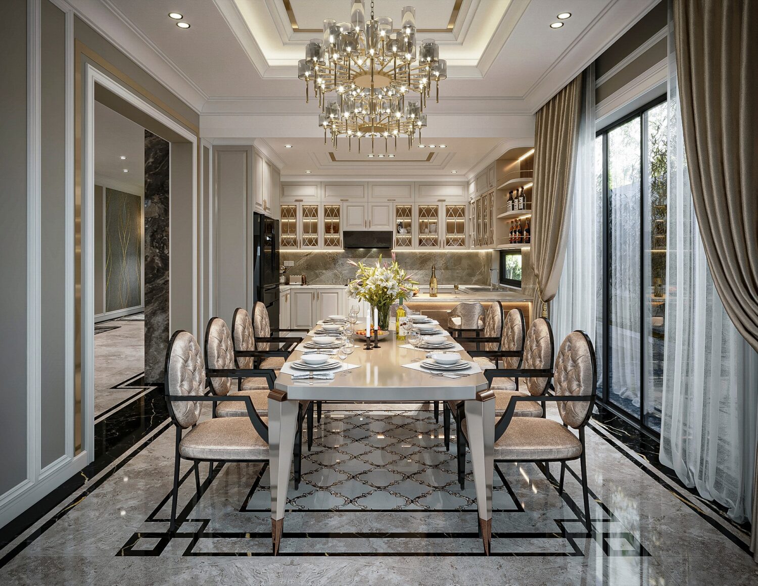 3D Interior Model Living room Scene 3dsmax 2412891