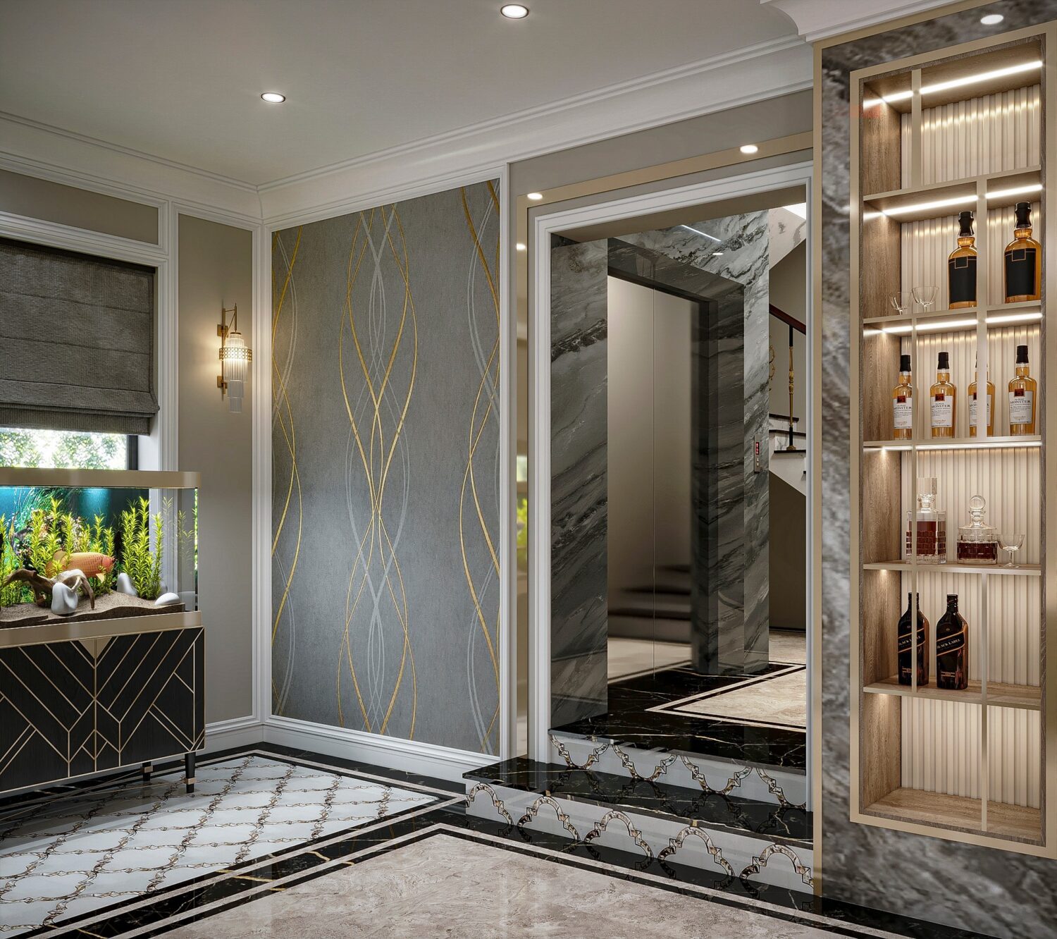 3D Interior Model Living room Scene 3dsmax 2412891