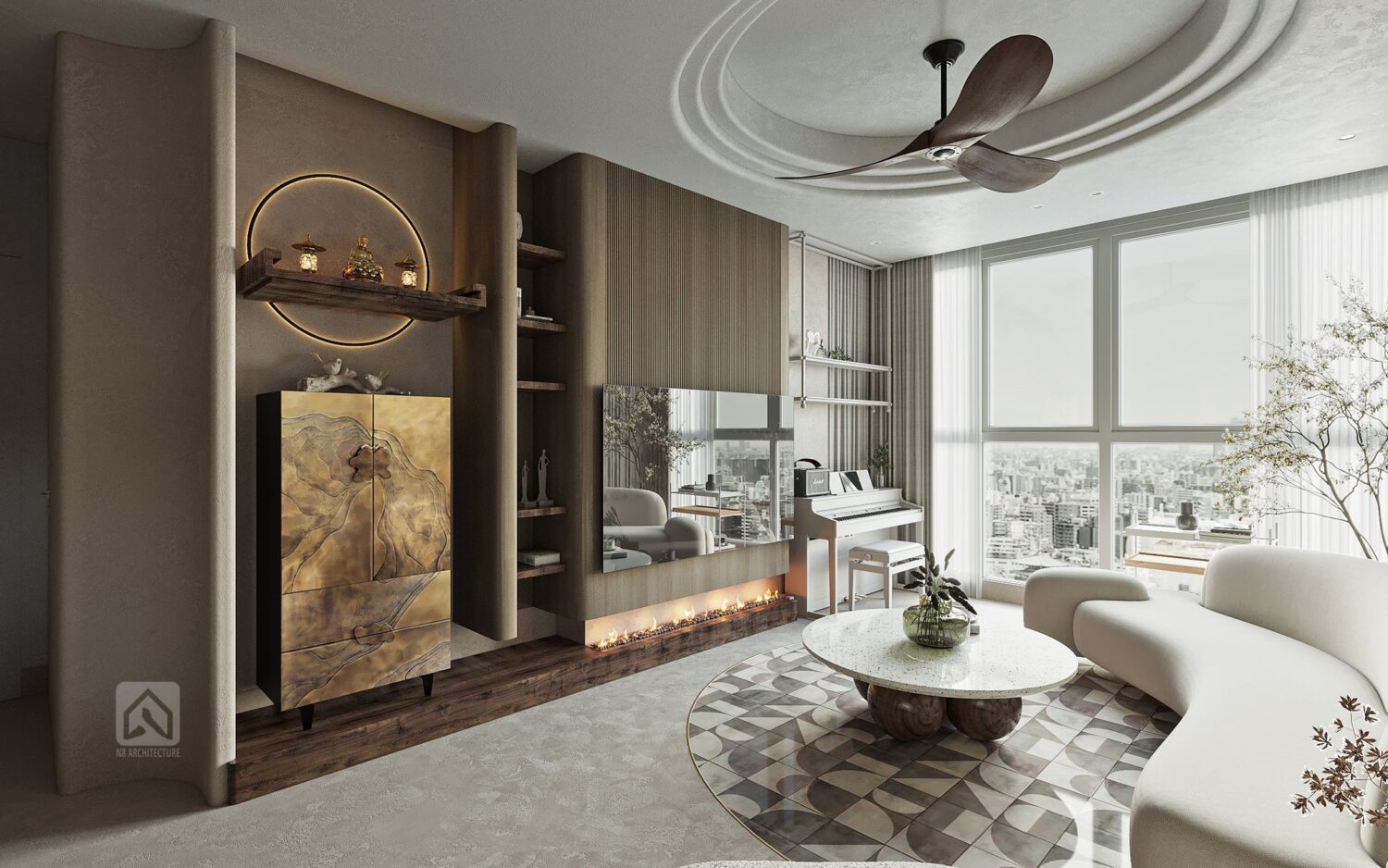 3D Interior Model Living room Scene 3dsmax 2412900