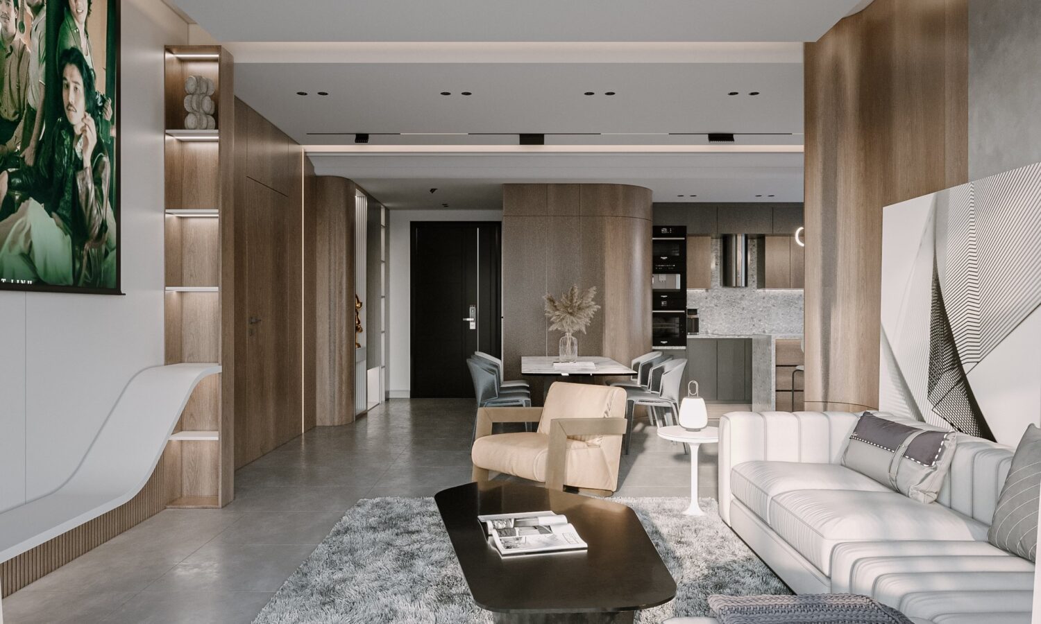 3D Interior Model Living room Scene 3dsmax 2412906