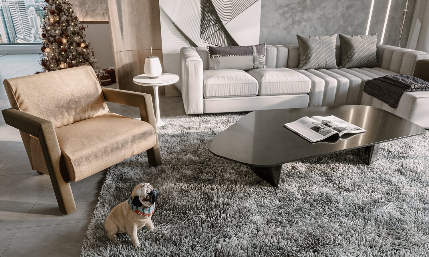 3D Interior Model Living room Scene 3dsmax 2412906