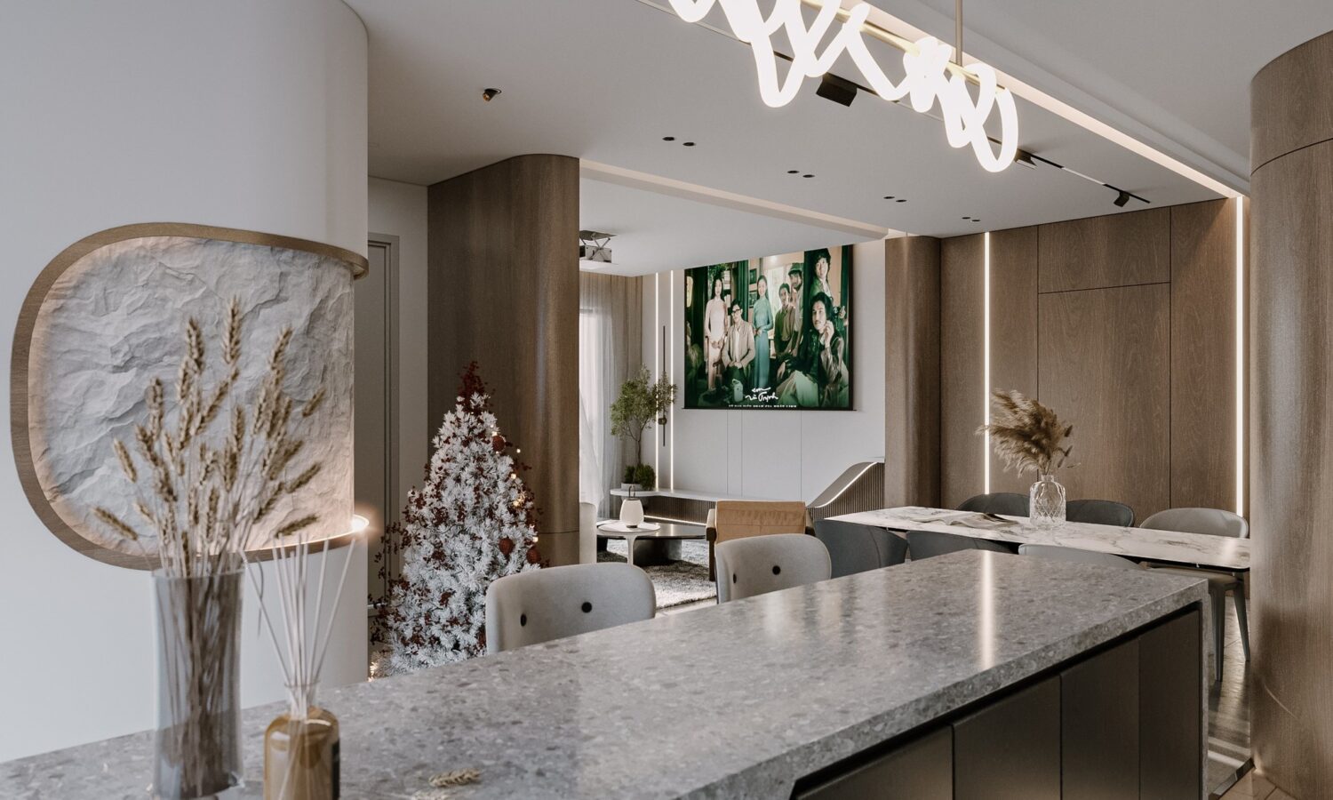 3D Interior Model Living room Scene 3dsmax 2412906