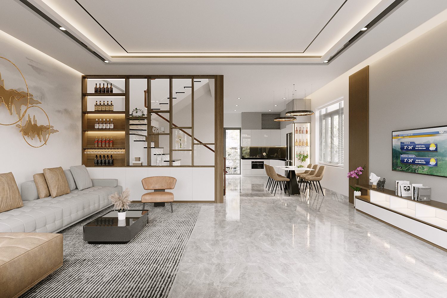 3D Interior Model Living room Scene 3dsmax 2412907