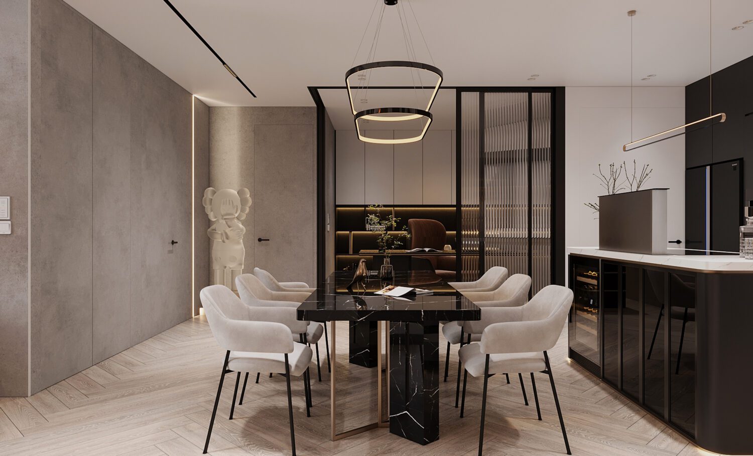 3D Interior Model Living room Scene 3dsmax 2412909