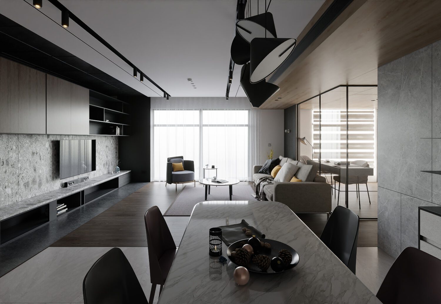 3D Interior Model Living room Scene 3dsmax 2412913