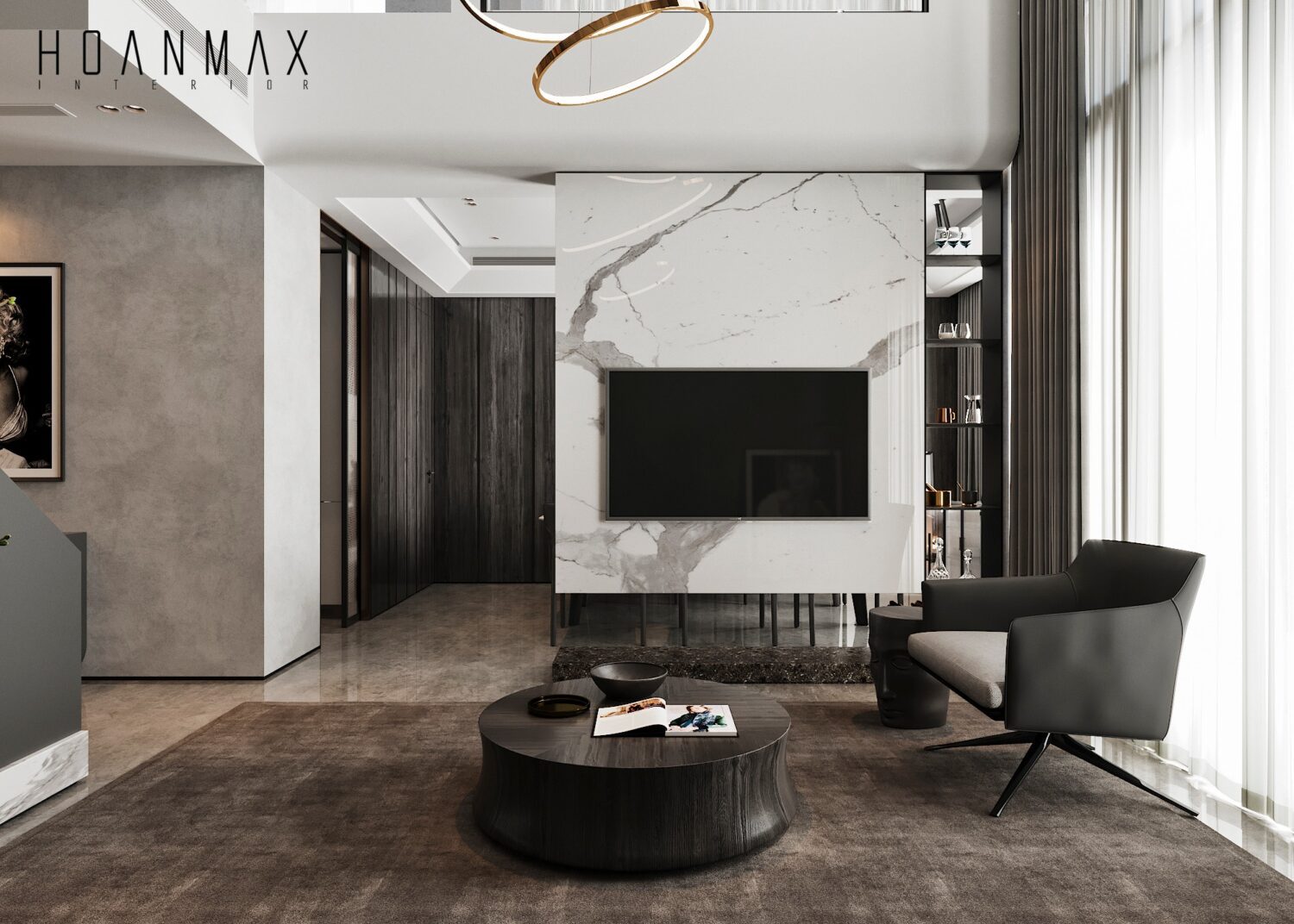 3D Interior Model Living room Scene 3dsmax 2412924