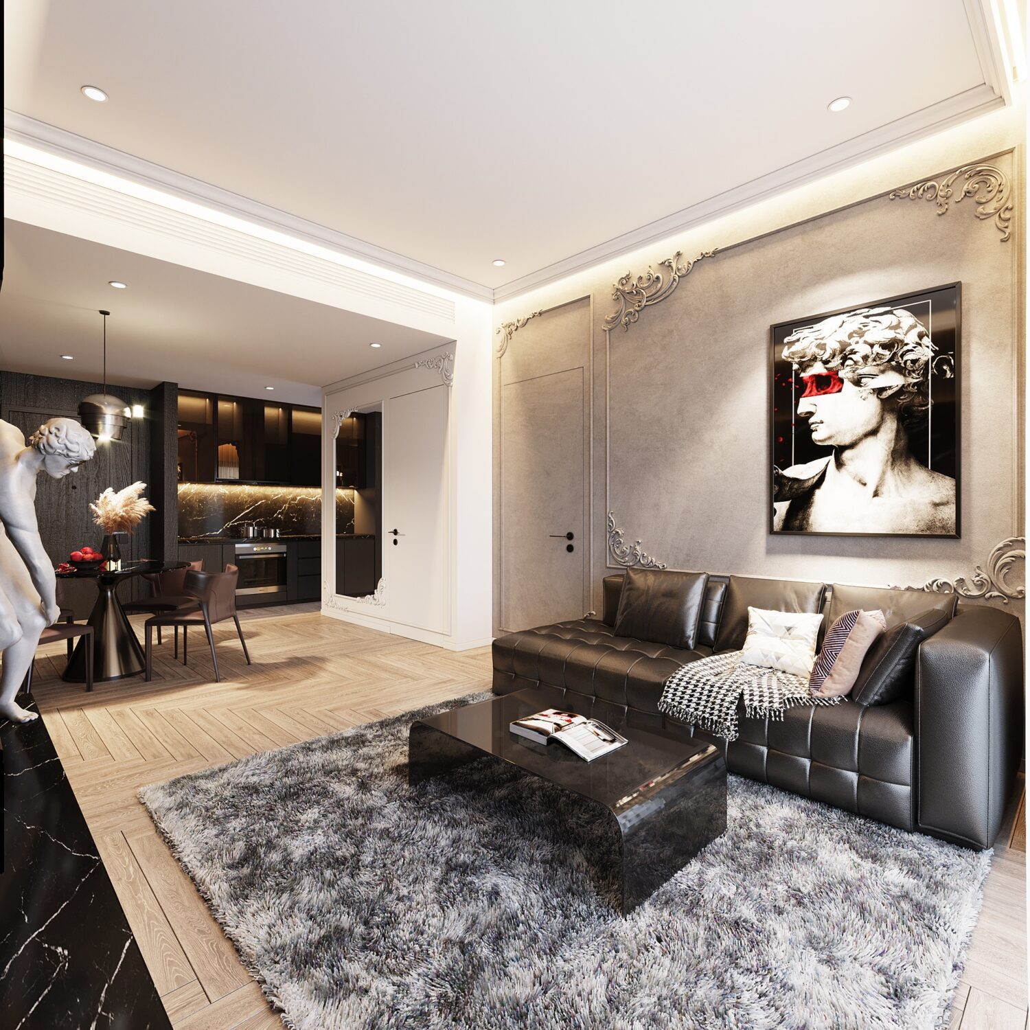 3D Interior Model Living room Scene 3dsmax 2412930