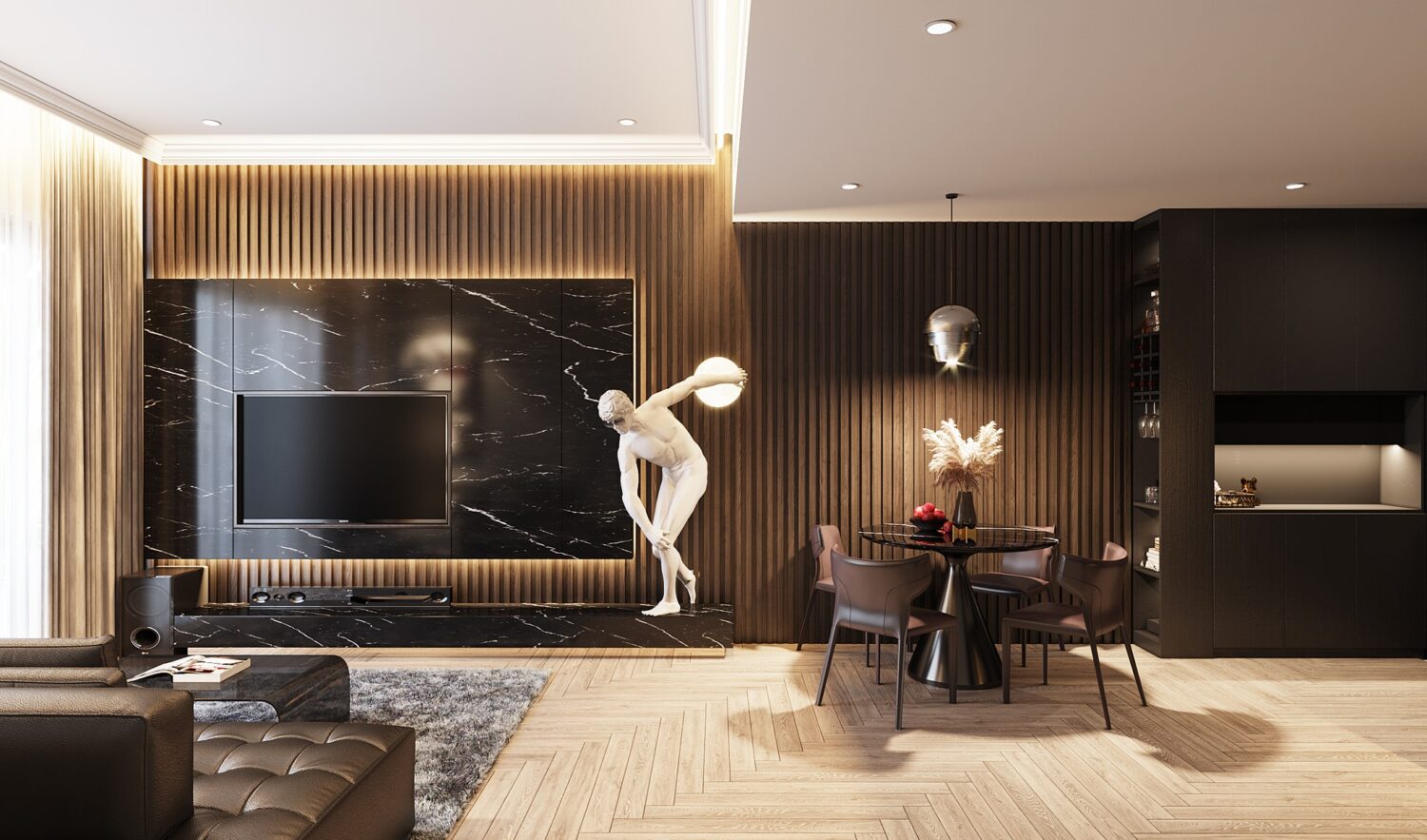 3D Interior Model Living room Scene 3dsmax 2412930